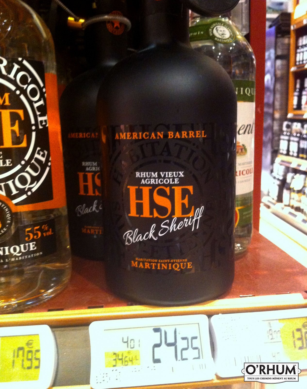 rhum HSE black sheriff